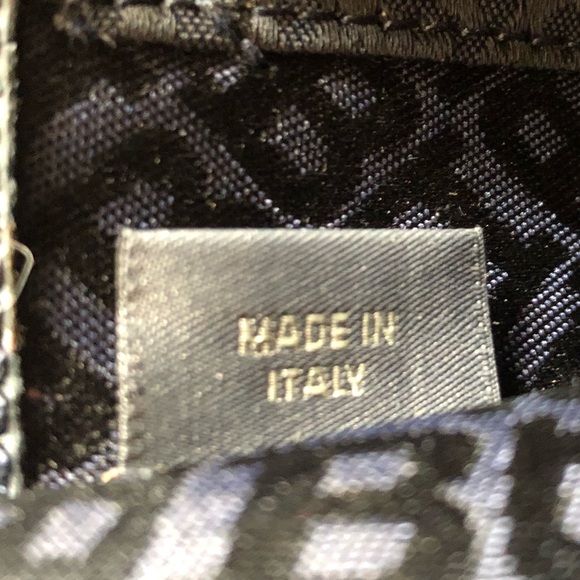 SALE Bally Vintage Structured Shoulder Bag Blue Leather Made in Italy sn1625-98 - Picture 8 of 16